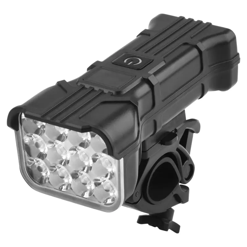 USB Rechargeable Bicycle Front Light — 1200 mAh Option