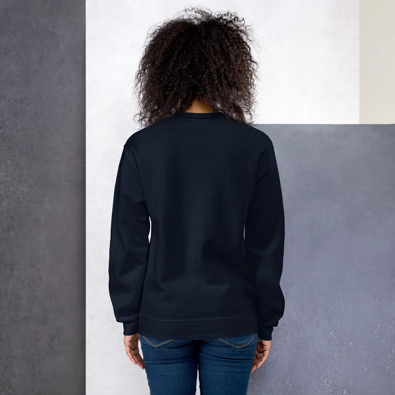 Sweat de Noël Joyeux Kilowatts unisexe - Bleu marine