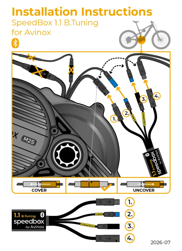 SpeedBox 1.1 B.Tuning Kit for DJI Avinox (M2, M2S)