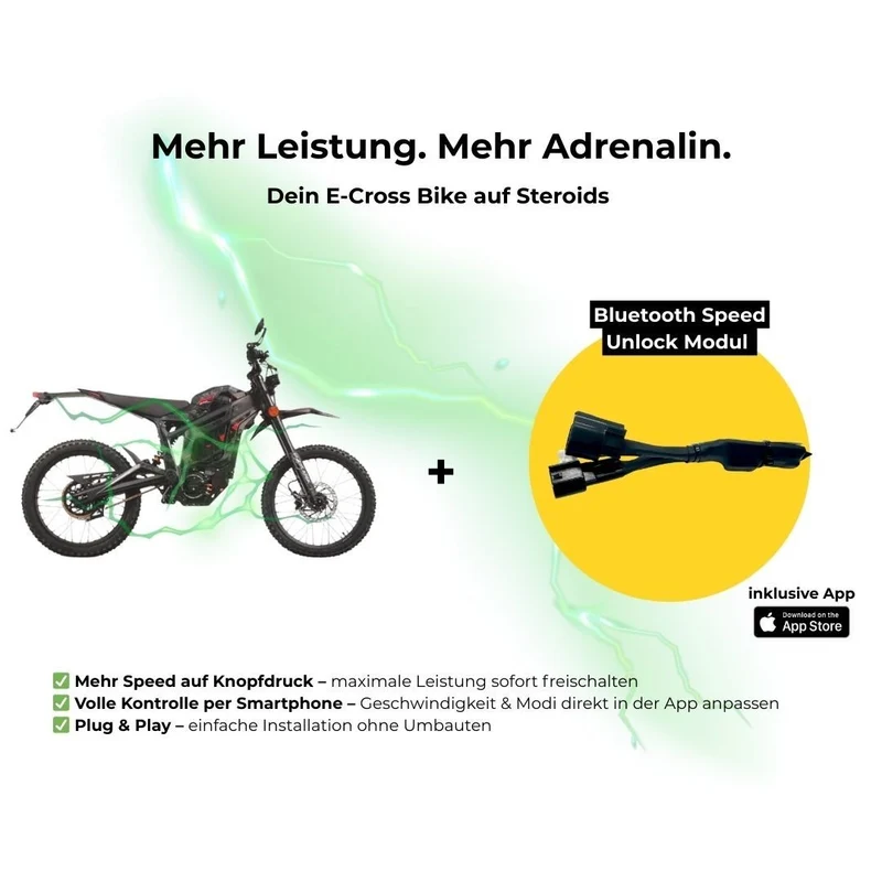 Voltheads Bluetooth Speed Unlock Modul mit App - Tuning