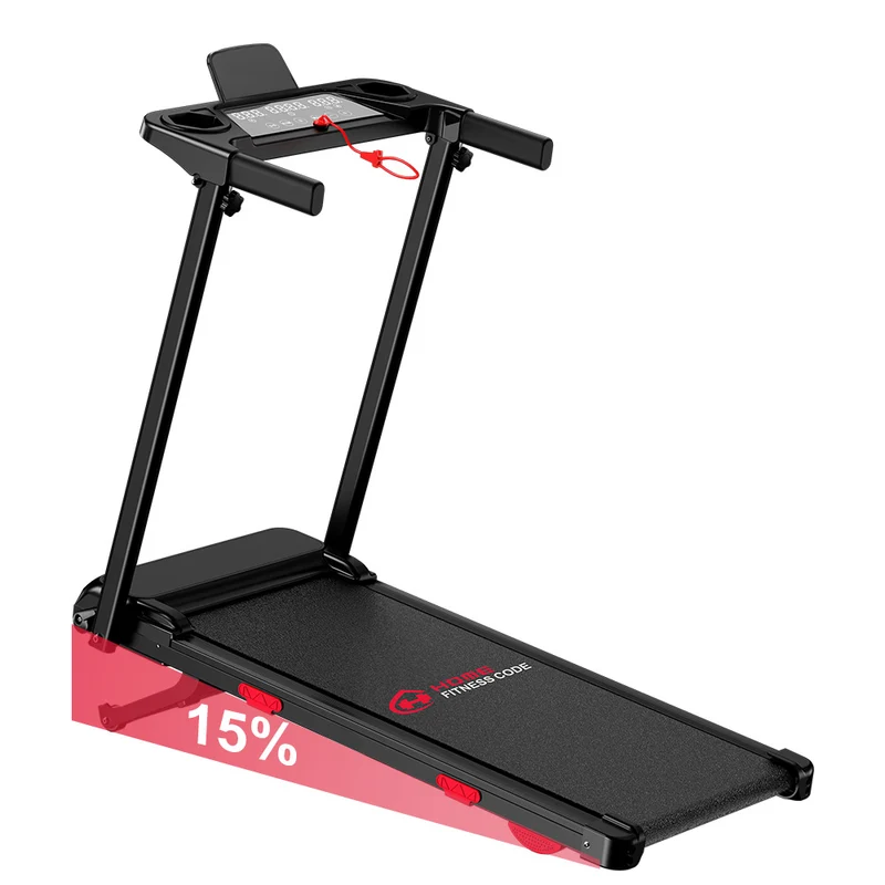 Klappbares Laufband Q5 Pro mit Bürstenlosem Motor, Geschwindigkeit 1–12 KM/H, 15% Automatische Steigung