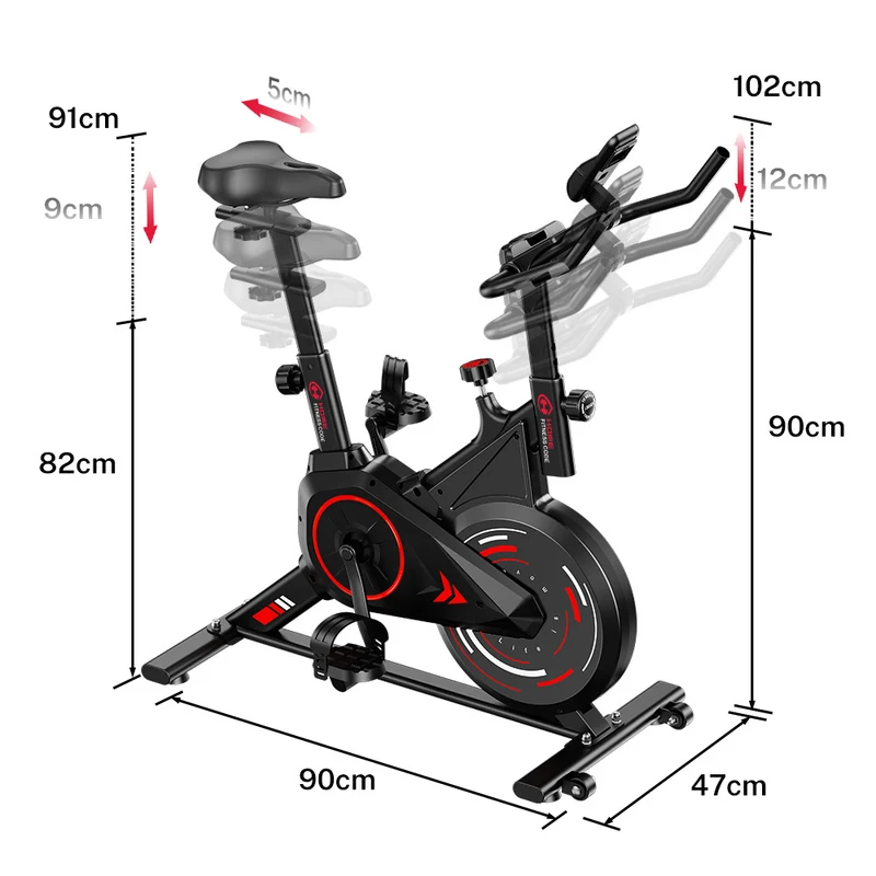 Stationärer Heimtrainer C1, Schwungrad 6KG