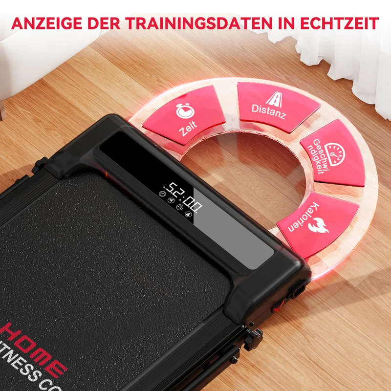 Klappbares Laufband Z3 mit Bürstenlosem Motor, Tempo 1-6KM/H, 5 % Manuelle Steigung