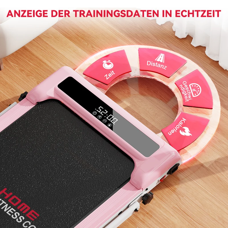 Klappbares Laufband Z3 mit Bürstenlosem Motor, Tempo 1-6KM/H, 5 % Manuelle Steigung