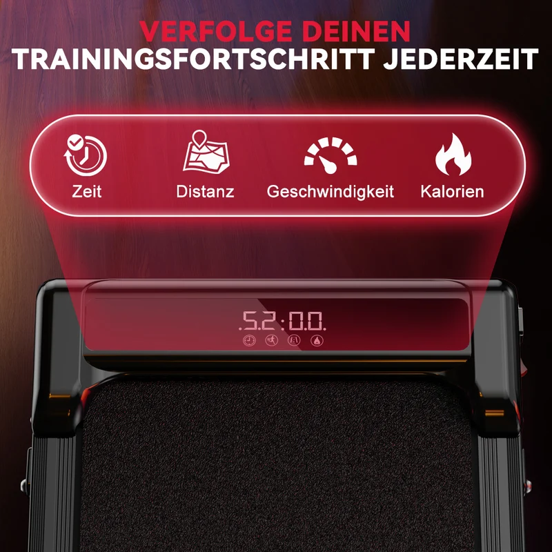 Laufband Z3 mit Bürstenlosem Motor, Tempo 1-6KM/H, 5 % Manuelle Steigung