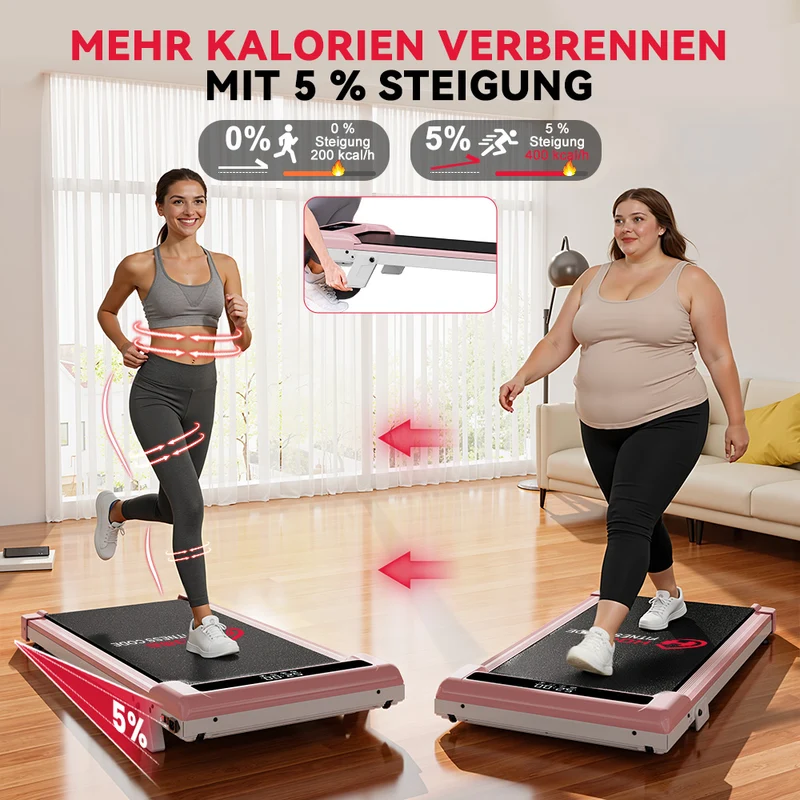 Laufband Z3 mit Bürstenlosem Motor, Tempo 1-6KM/H, 5 % Manuelle Steigung