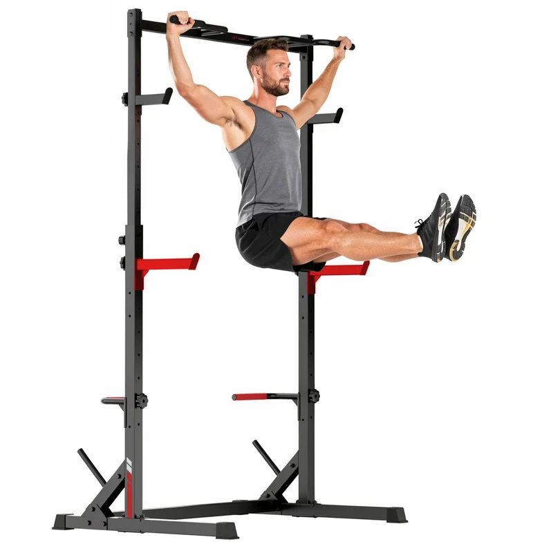 Kniebeuge Half-Rack mit Klimmzugstange