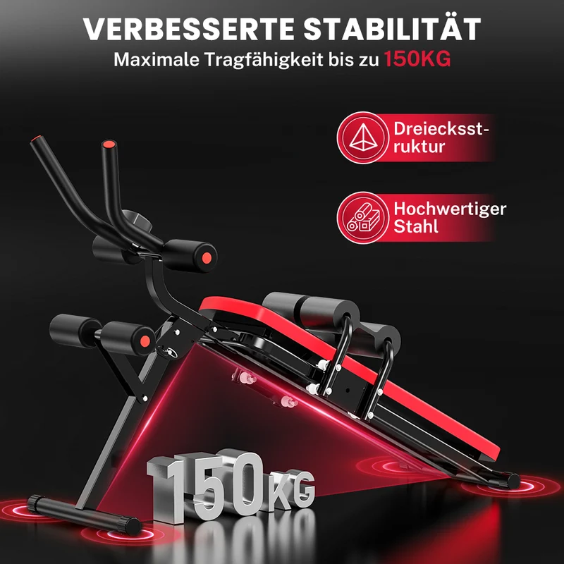 Faltbarer Bauchmuskeltrainer