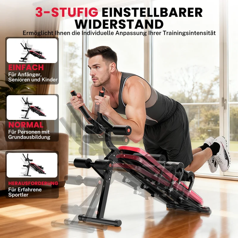 Faltbarer Bauchmuskeltrainer