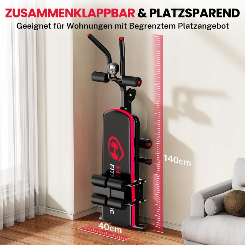 Faltbarer Bauchmuskeltrainer