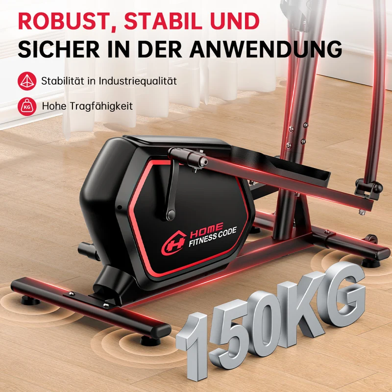 Ellipsentrainer E200, 16-Stufiger Magnetwiderstand
