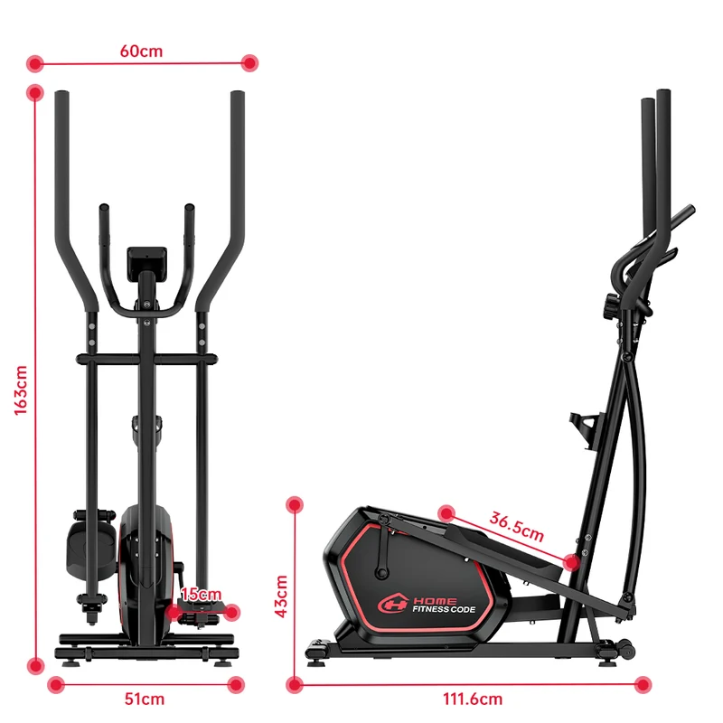 Ellipsentrainer E200, 16-Stufiger Magnetwiderstand