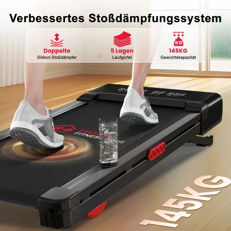 Laufband Y1 mit 0-12 % Automatischer Steigung, Geschwindigkeit 1-10KM/H