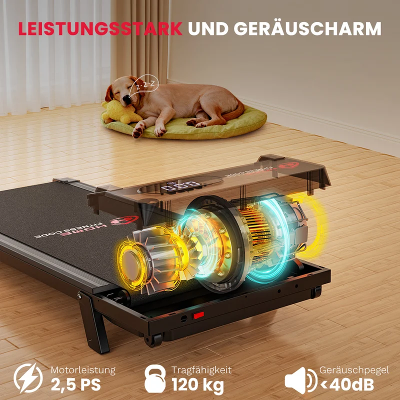 Laufband T7, Tempo 1-6KM/H, 5 % Manuelle Steigung