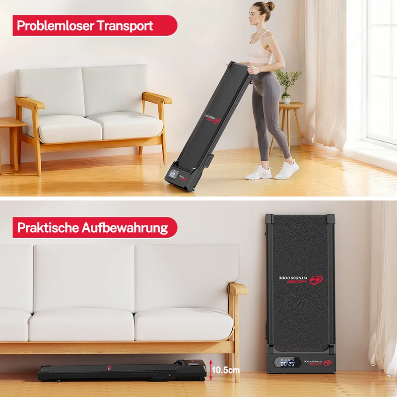Laufband T7, Tempo 1-6KM/H, 5 % Manuelle Steigung