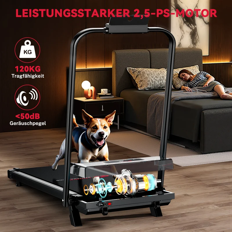 Laufband C1, Tempo 1-10KM/H, 5 % Manuelle Steigung