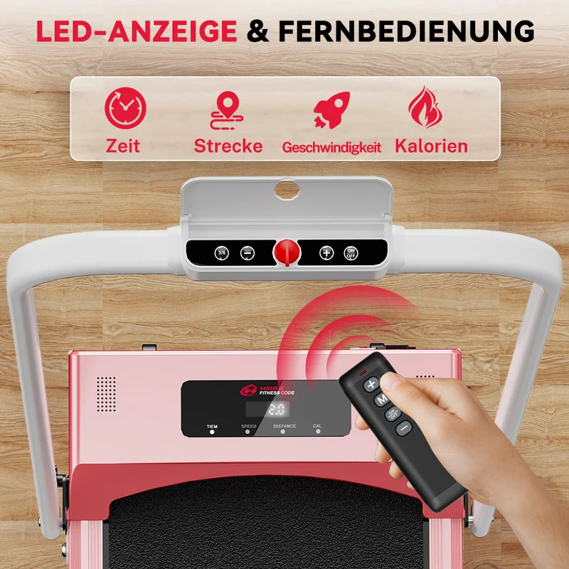 Laufband C1, Tempo 1-10KM/H, 5 % Manuelle Steigung