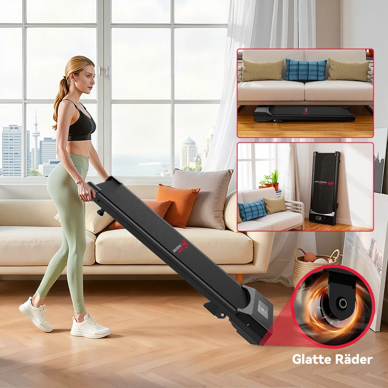 Laufband C1, Tempo 1-10KM/H, 5 % Manuelle Steigung