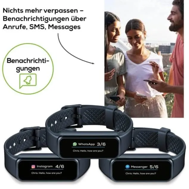 Fitness Aktivitätstracker mit Pulsmessung & Schlaftracking