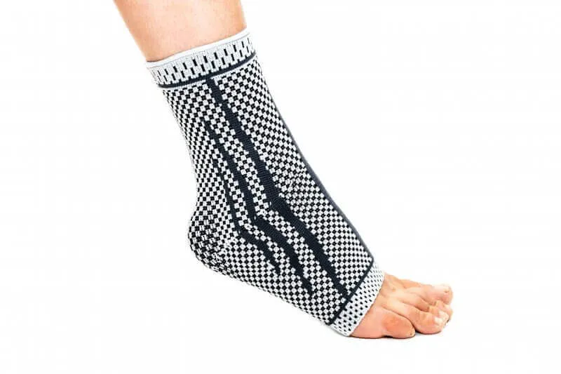 Knöchelbandage mit Silikoneinlage zur Stabilisierung