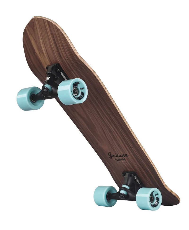 Indiana® Skateboard Surfskate Premium Walnuss