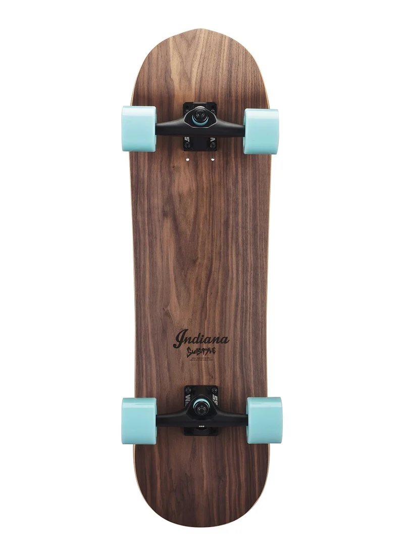 Indiana® Skateboard Surfskate Premium Walnuss