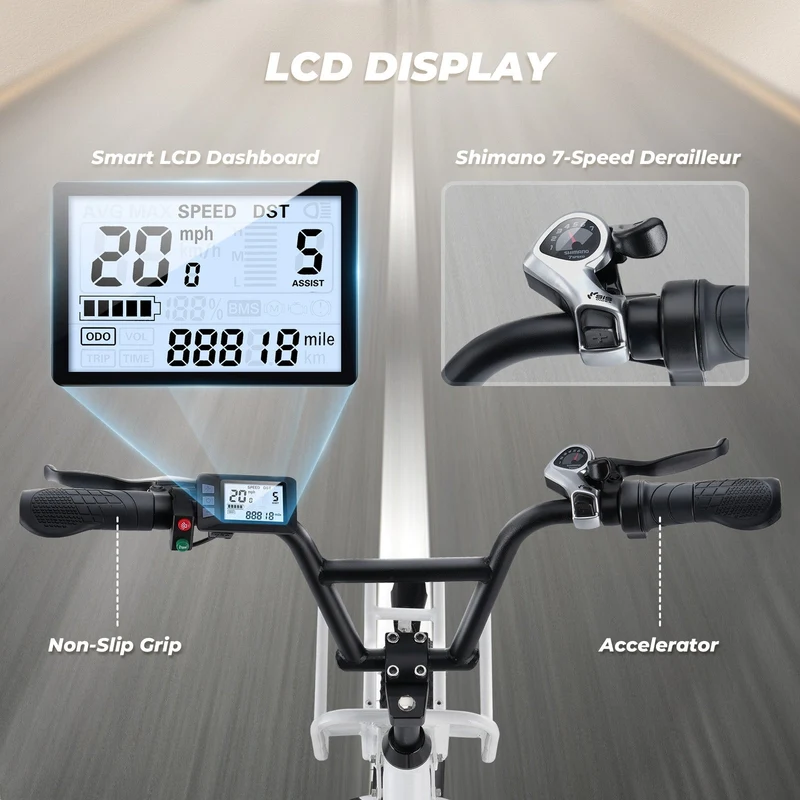 isinwheel U7 1000W Cargo Electric Bike