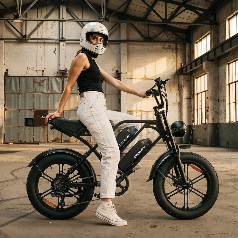 Cycrown CycHunter Moped-Style E-Bike