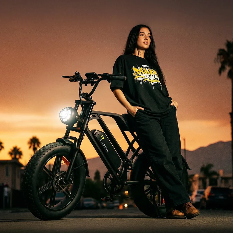 Cycrown CycHunter Moped-Style E-Bike