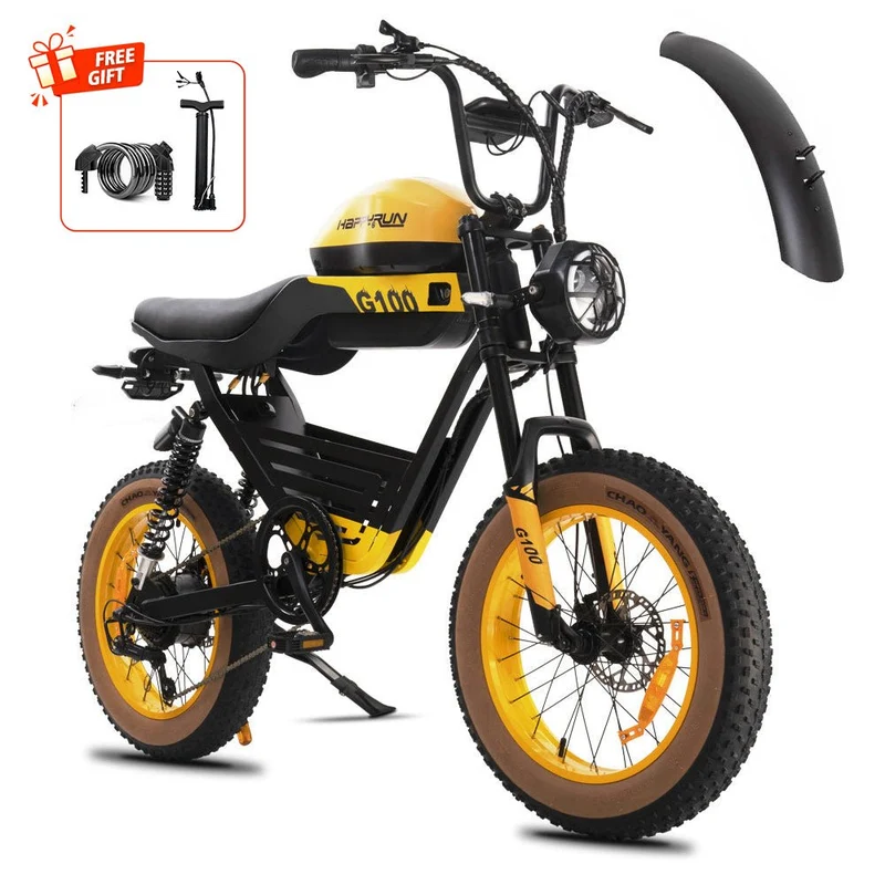 HappyRun G100 Electric Motorbike — Long Range Dual Battery