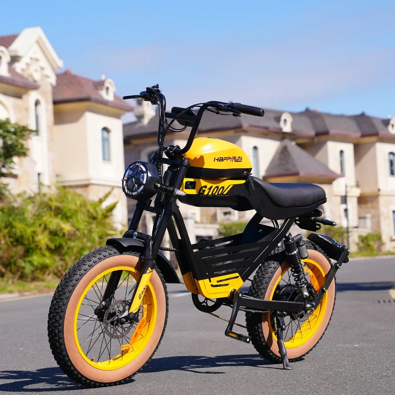 HappyRun G100 Electric Motorbike — Long Range Dual Battery