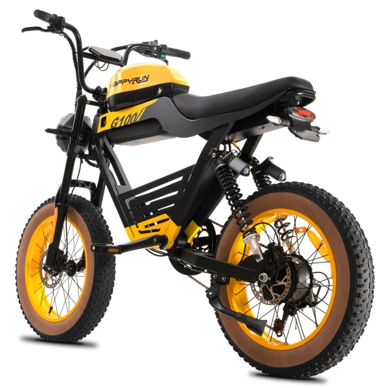 HappyRun G100 Electric Motorbike — Long Range Dual Battery