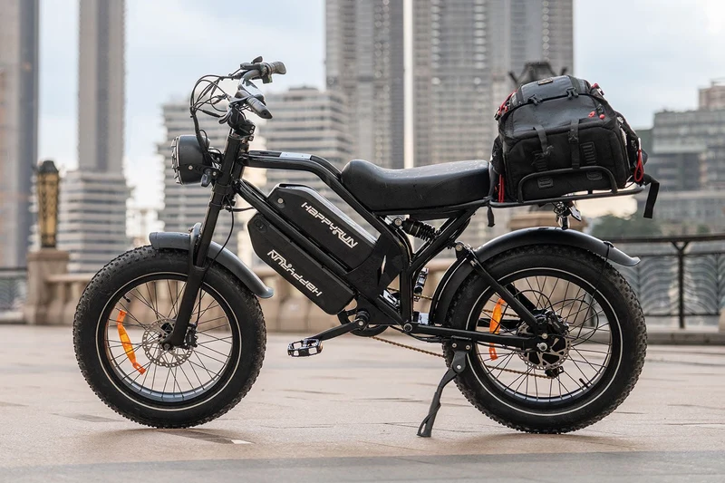 HappyRun G70 Electric Cargo Bike — 2-Seater Dual Battery