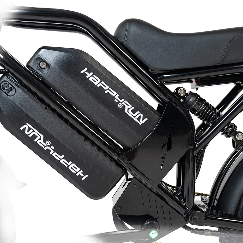 HappyRun G70 Electric Cargo Bike — 2-Seater Dual Battery