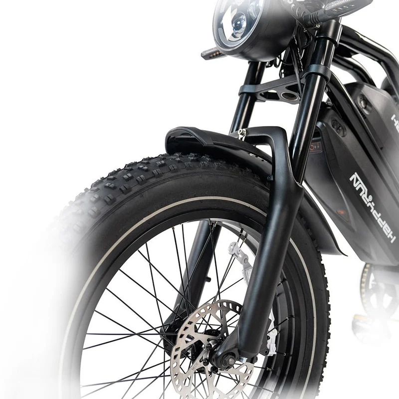 HappyRun G70 Electric Cargo Bike — 2-Seater Dual Battery