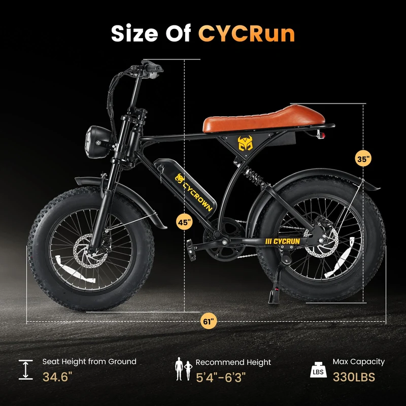 Cycrown CycRun 10.4AH Electric Bike