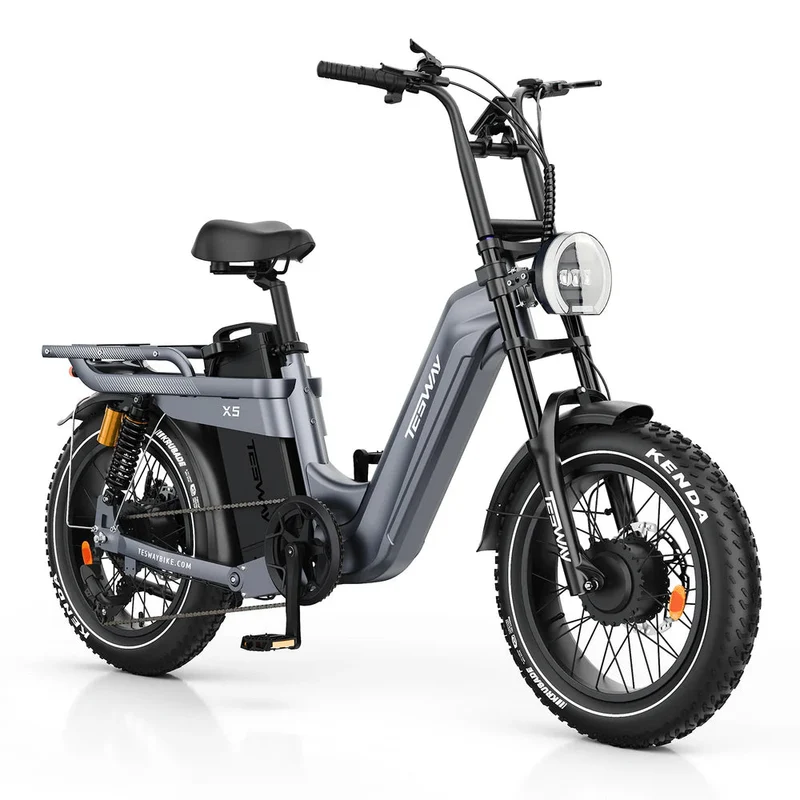 Tesway X5 AWD Dual-Motor Step Thru Electric Bike