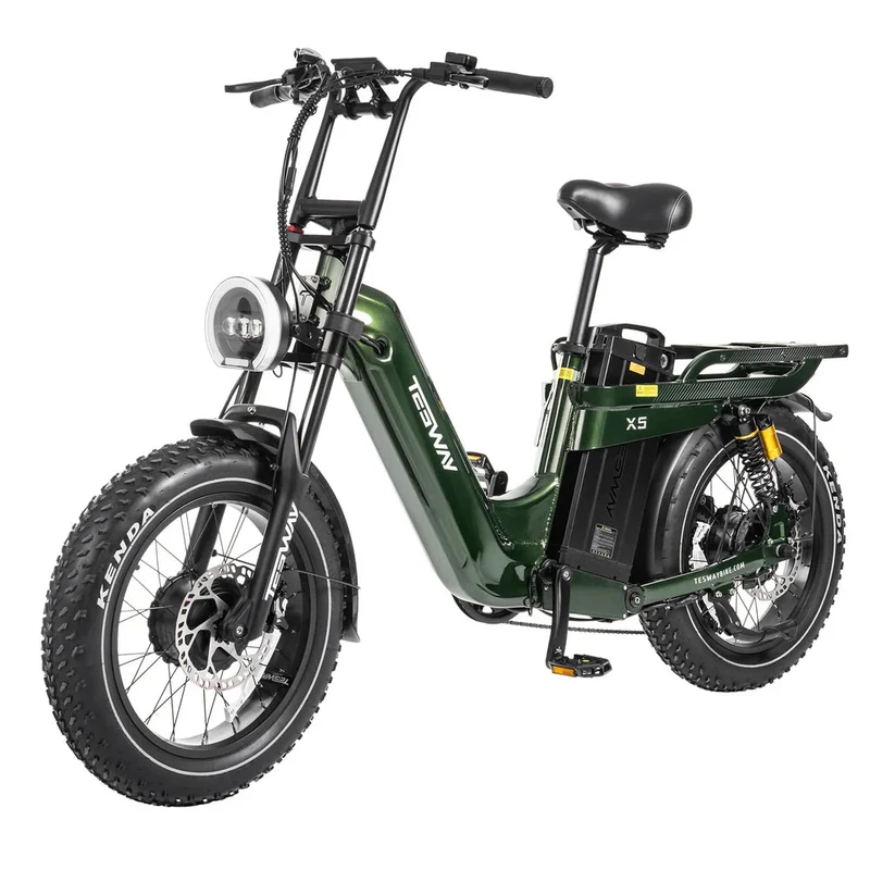 Tesway X5 AWD Dual-Motor Step Thru Electric Bike
