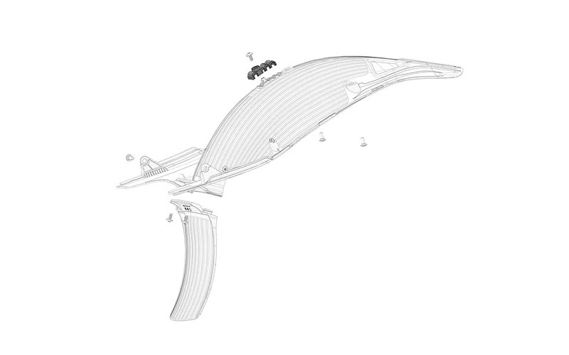 Stark Varg MX Rear fender cable bracket