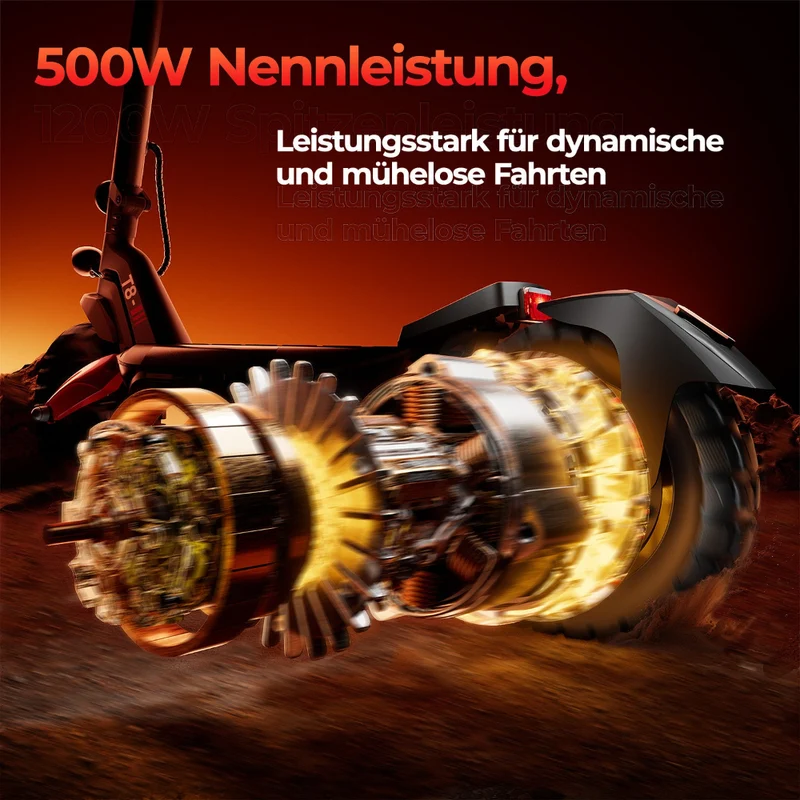 iScooter T8 Offroad-E-Scooter Mit Straßenzulassung (ABE,eKFV)