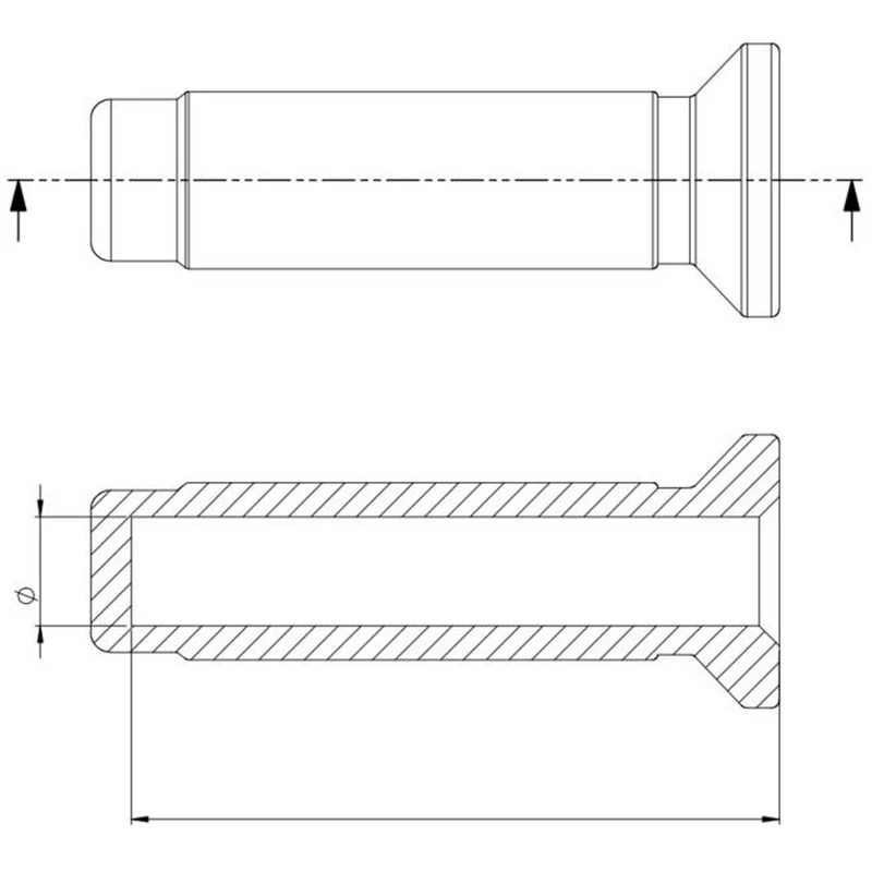 SIP Style Griffe Aluminium chrom Ø 22/24 mm, 120 mm