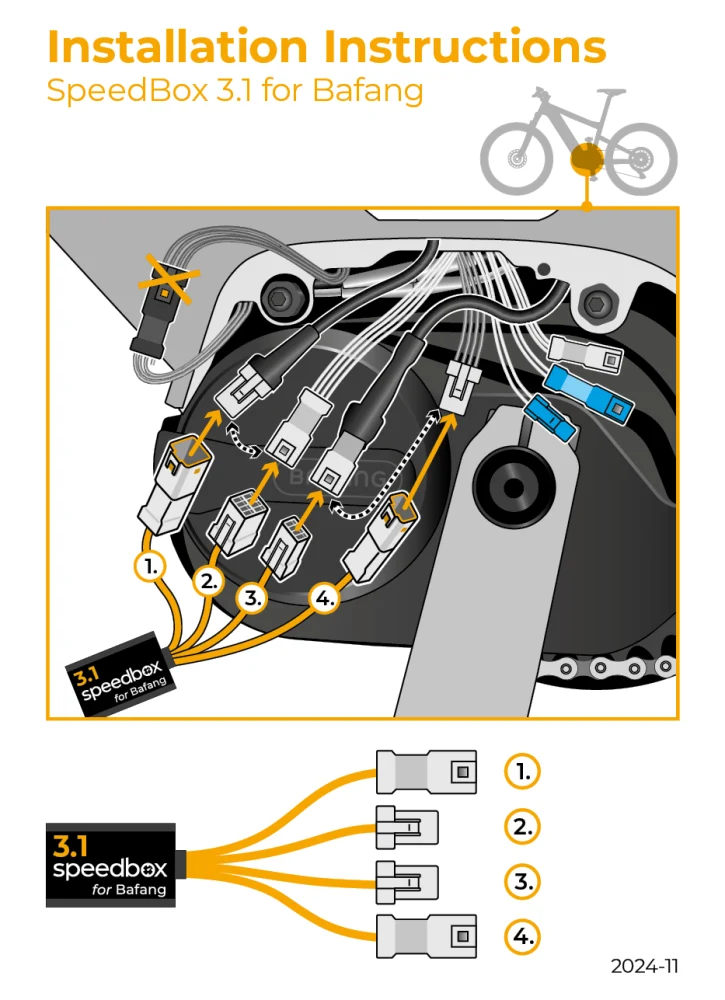 SpeedBox 3.1 for Bafang (4 pin connector)