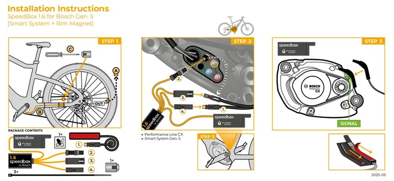 SpeedBox 1.6 for Bosch (Smart System Gen.5 + Rim Magnet)