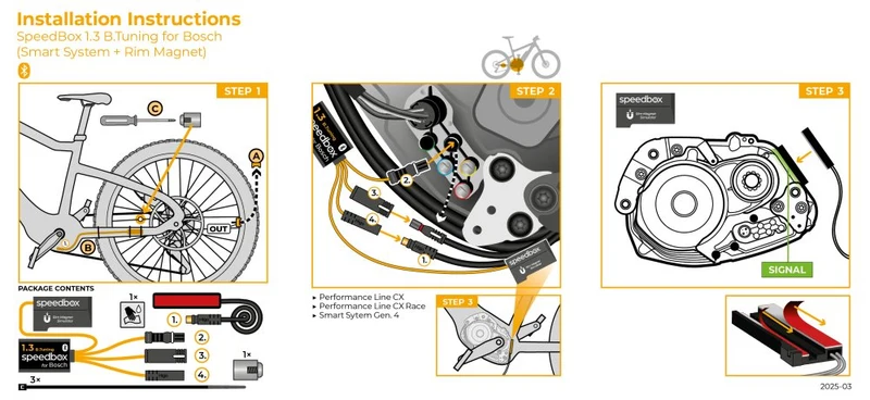 SpeedBox 1.3 for Bosch Gen4 (Smart System + Rim Magnet)
