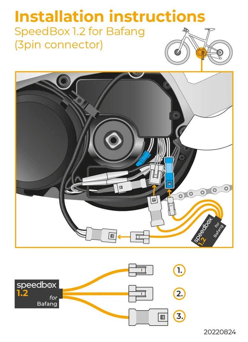 SpeedBox 1.2 Tuning Kit for Bafang (3 pin connector)