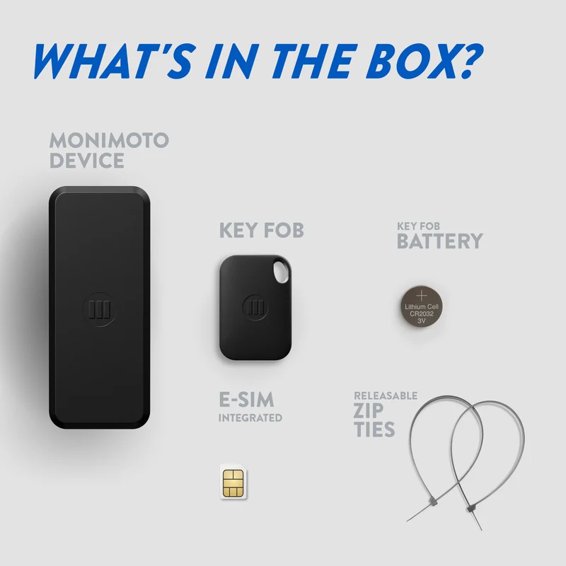 Monimoto 9 tracker for electric motorcycles