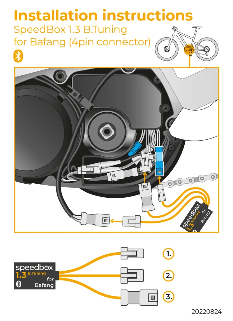 SpeedBox 1.3 B.Tuning for Bafang M300 M400 M420 (4 pin connector)