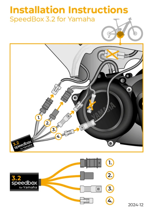 SpeedBox 3.2 for Yamaha PW-SE / PW-X / PW-TE / PW-X2 / PW-ST motors