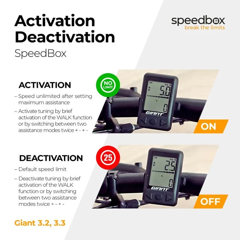 SpeedBox 3.2 B.Tuning for Giant SyncDrive Sport, SyncDrive Core, SyncDrive Life, SyncDrive (2017-2021)