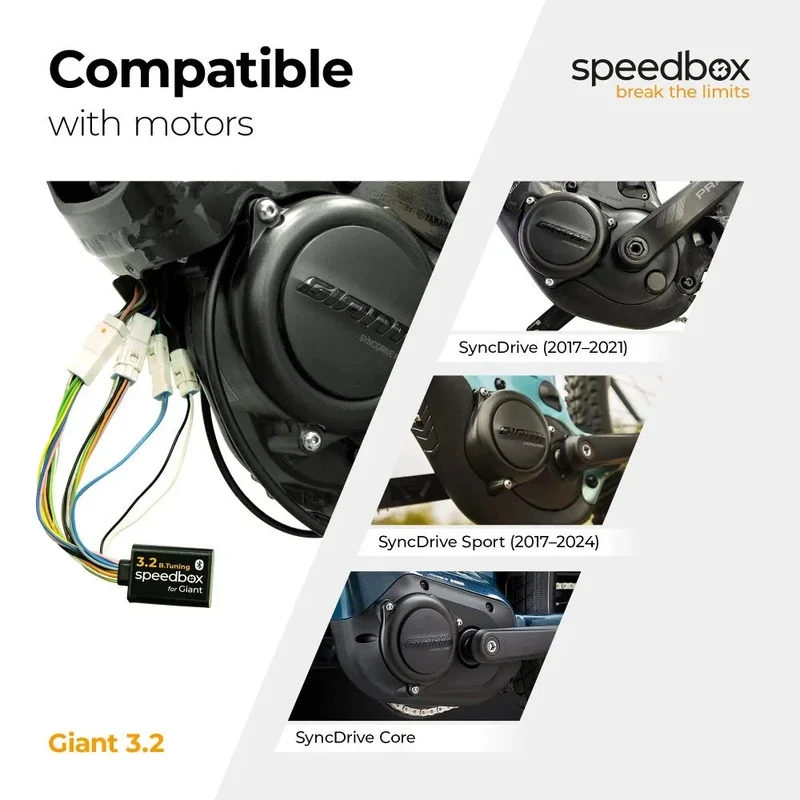 SpeedBox 3.2 for Giant SyncDrive Sport, SyncDrive Core, SyncDrive Life, SyncDrive (2017-2021)
